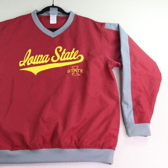 Iowa State Shirt Mens Medium Pullover Windbreaker Long Sleeve Cyclones - Picture 4 of 9